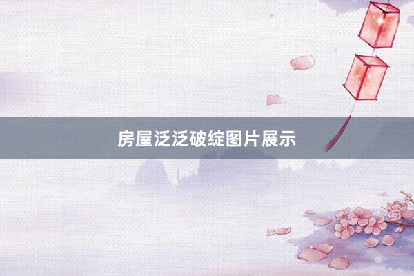 房屋泛泛破绽图片展示